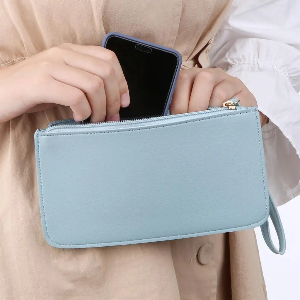 НОВАЯ Портативная сумка для хранения легкий кожаный кошелек телефона маленькая