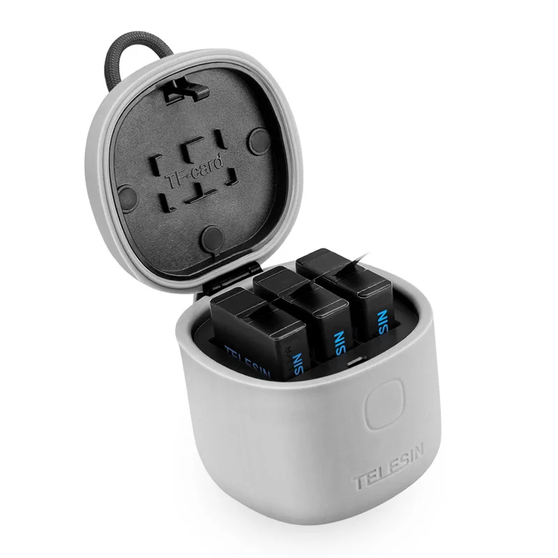 Зарядное устройство allinbox с 3 слотами для GOPRO HERO 8 7 6 5 black|Цифровые аккумуляторы| |