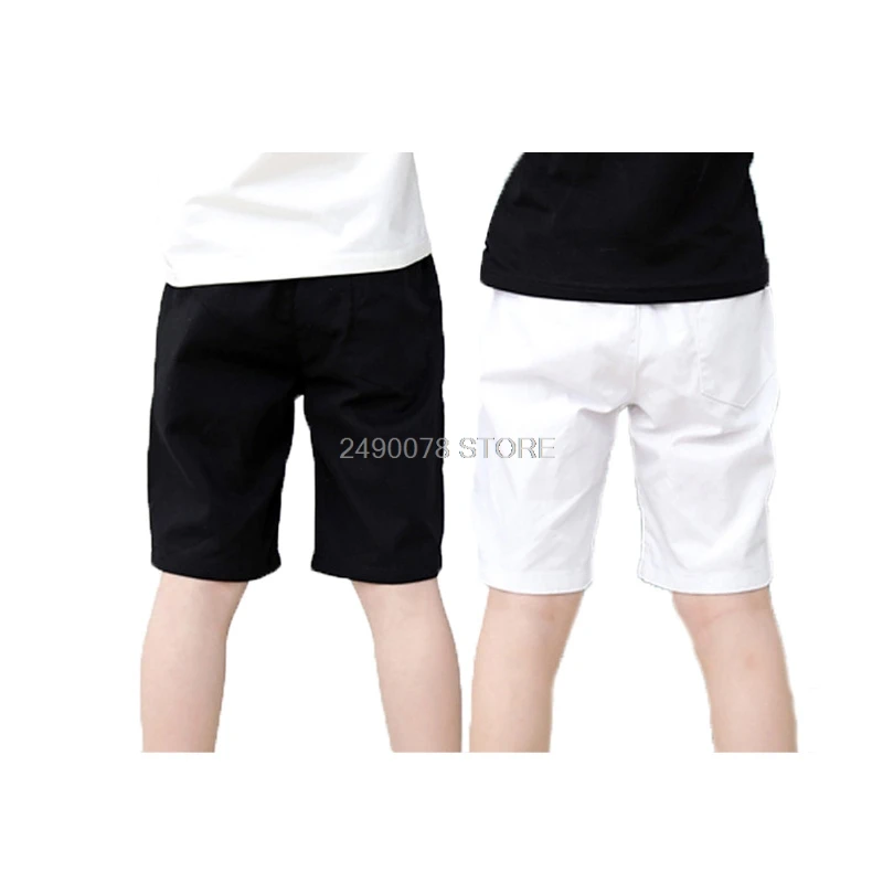 Летние спортивные штаны для мальчиков и девочек Короткие в консервативном стиле
