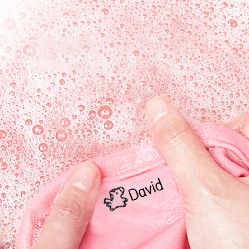 Изготовленный На Заказ детский штамп с именем сделай сам для детей печать на