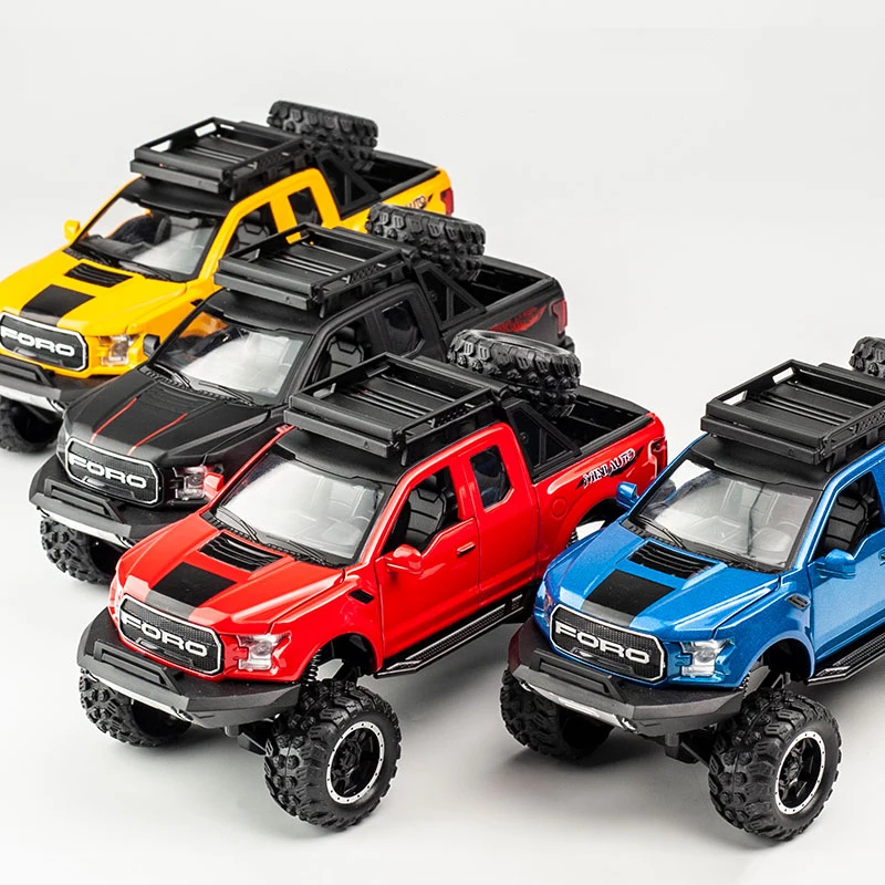 1:32 Масштаб моделирование Raptor F150 модель автомобиля литой автомобиль игрушки
