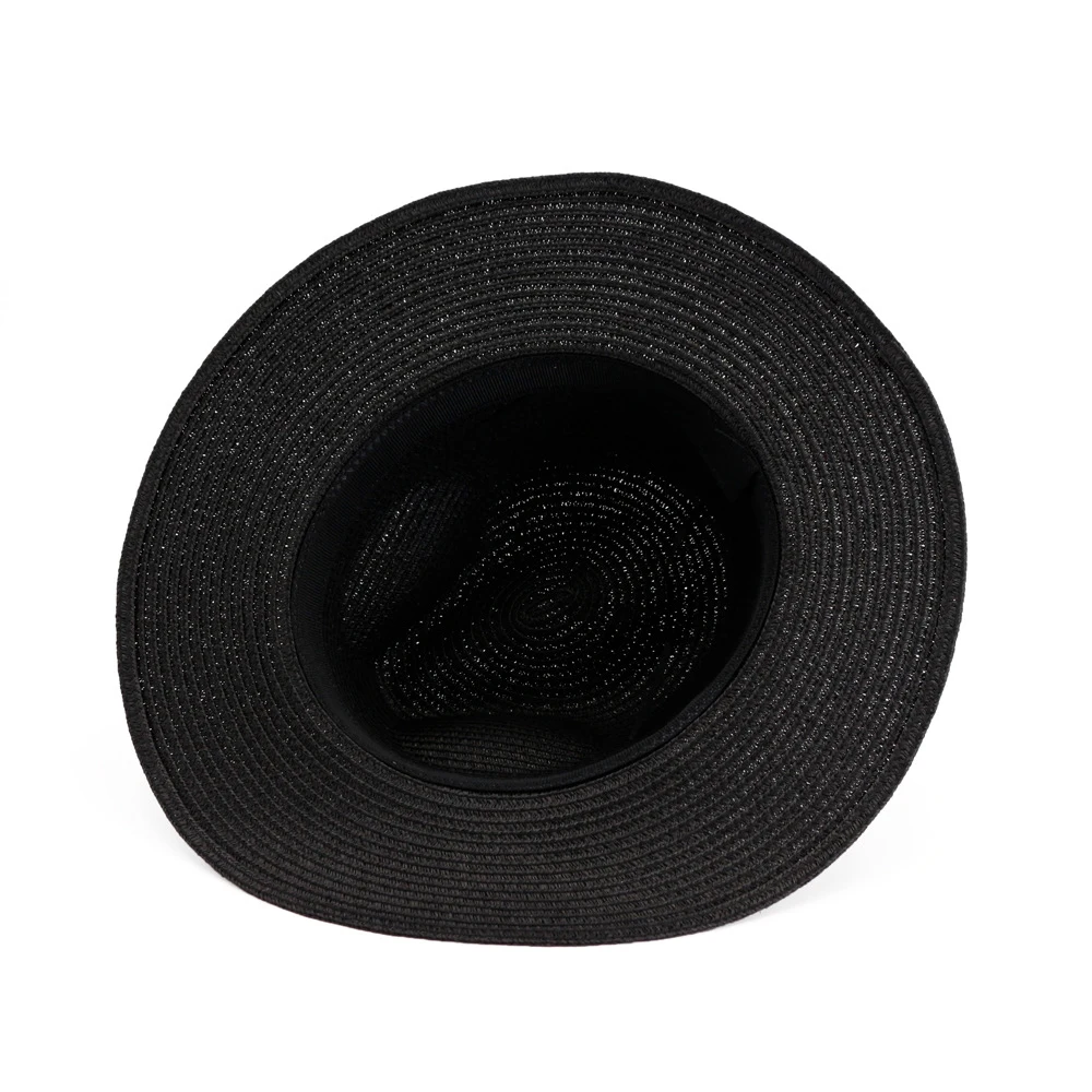 Горячая Распродажа Женская Мужская Fedora Мужская Гангстерская шляпа женская летняя пляжная шляпа соломенная шляпа-Панама