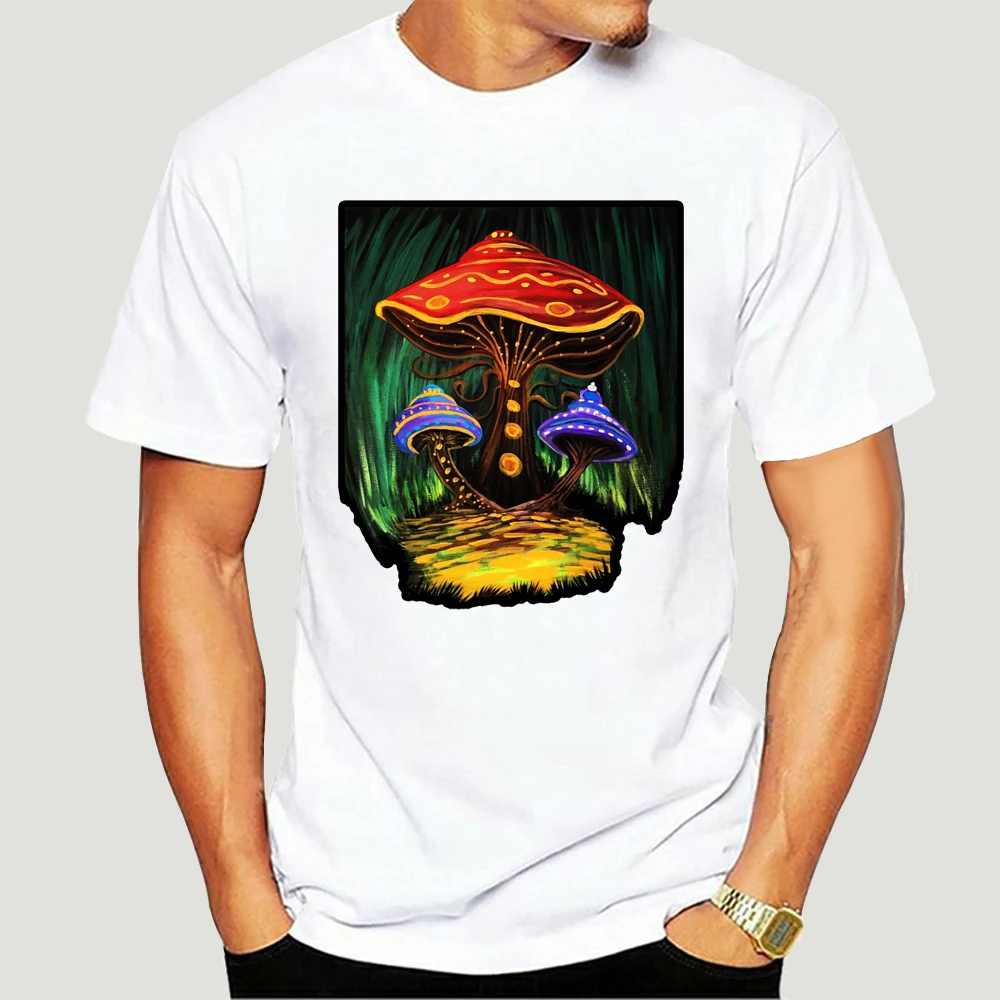 Существо последняя Веселая футболка человек гриб мира Мужская новинка