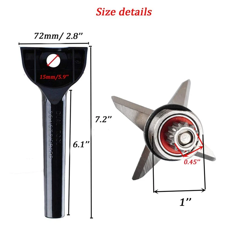 Best Sell Wet Blade Assembly for Vitamix 5200 Blender Replacement Parts with Removal Tool | Бытовая техника