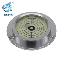 construction machinery level bubble round level with protective cover horizontal bubble