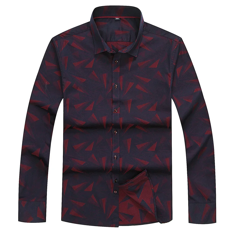 

plus size8XL7XL 6XL 5XLSpring Autumn Features Shirts Men Casual Jeans Shirt New Arrival Long Sleeve Casual Slim Fit Male Shirts