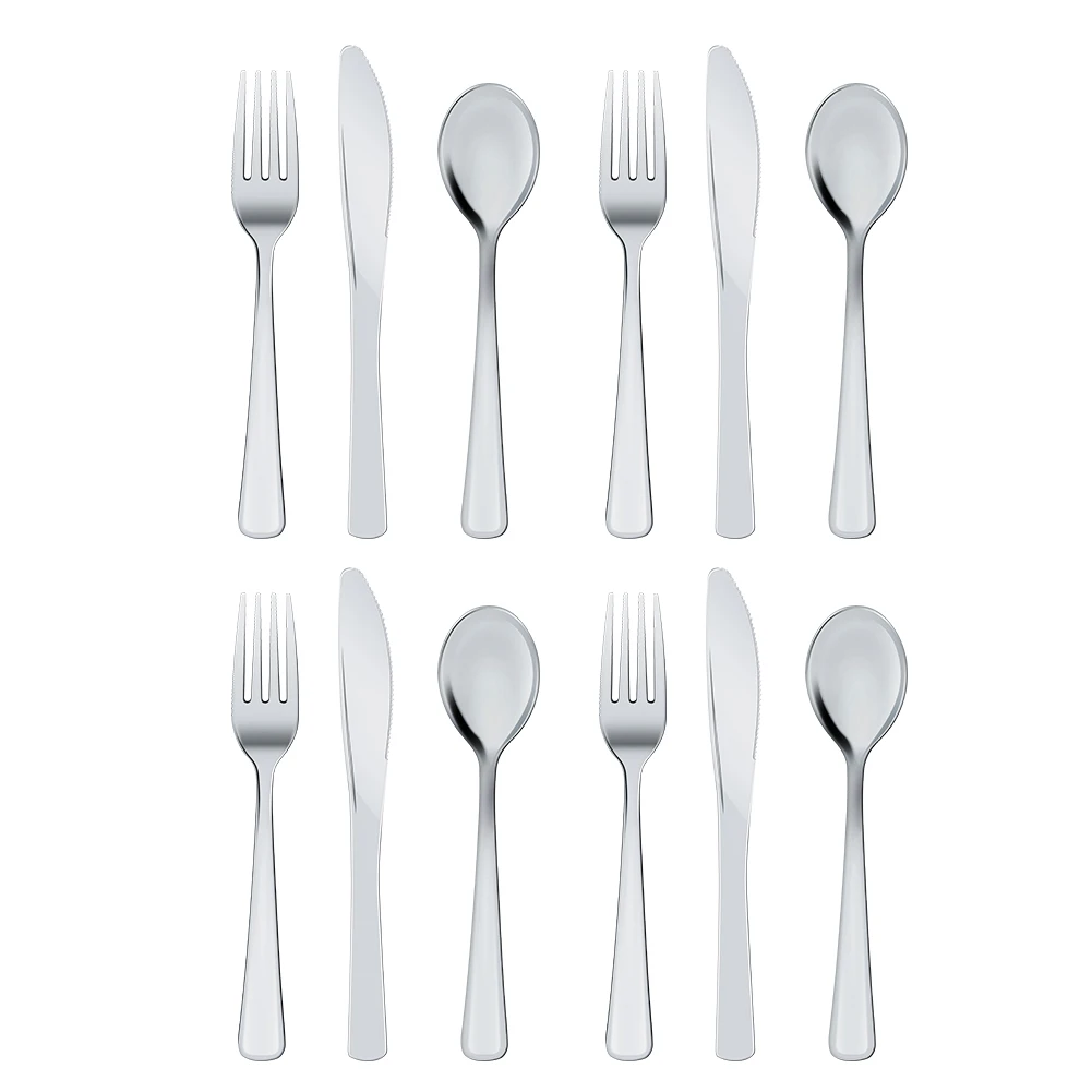 Набор столовых приборов Высокого Качества набор из 12 предметов для западных
