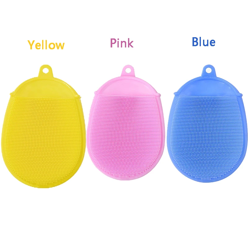 Щетка для душа новорожденных лилия ванны губчатая щетка с шариками цветами