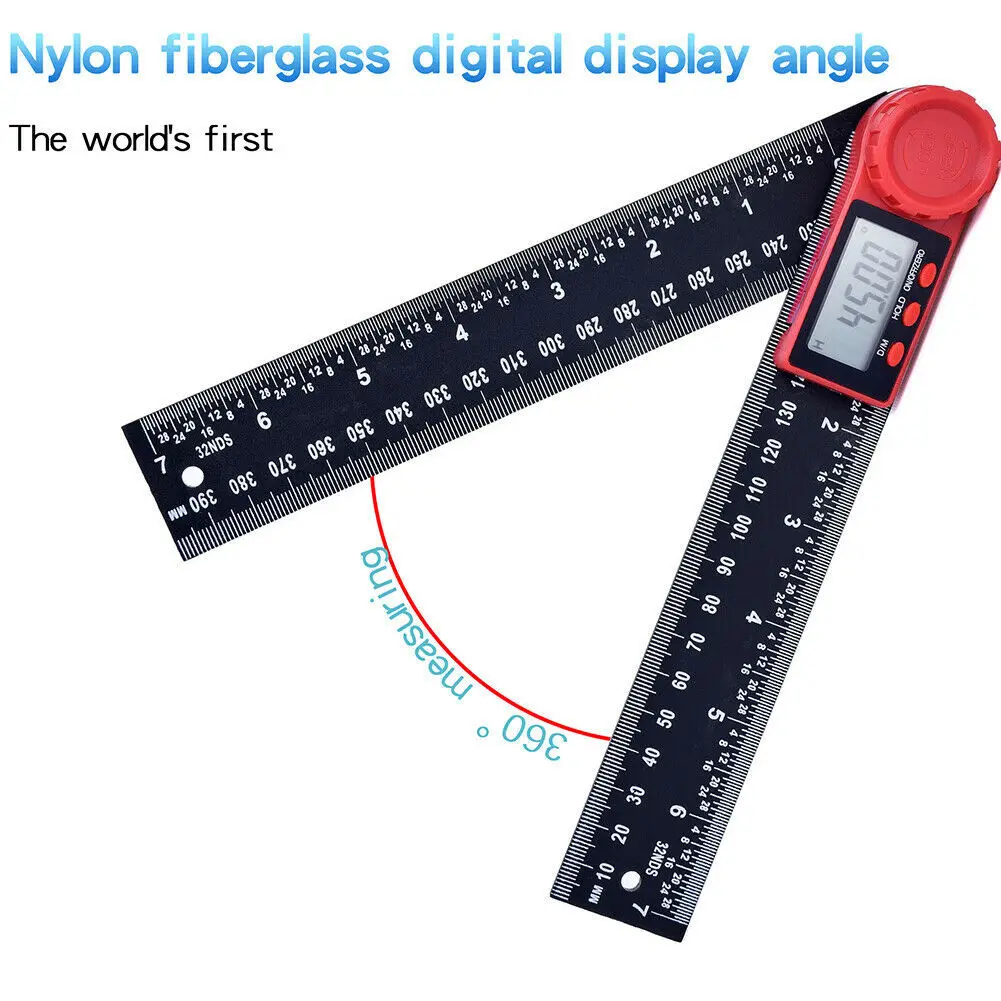 

New Hot Digital Angle Finder Protractor Ruler 360 Degrees LCD Display Angle Gauge Measure Tools USJ99