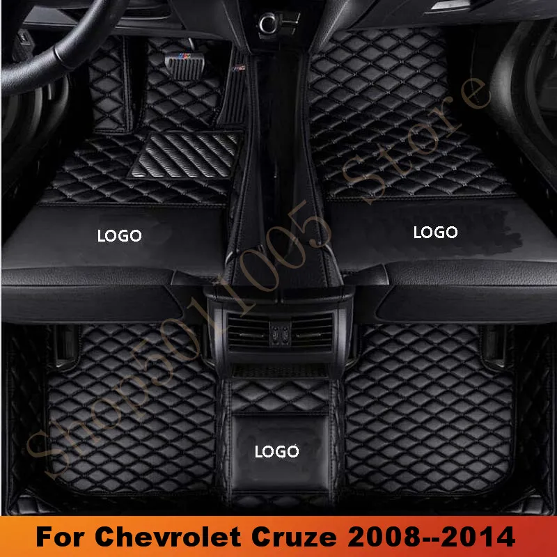 

For Chevrolet Cruze 2008 2009 2010 2011 2012 2013 2014 Car Floor Mats Custom Interior Leather Styling Carpets Car Mats