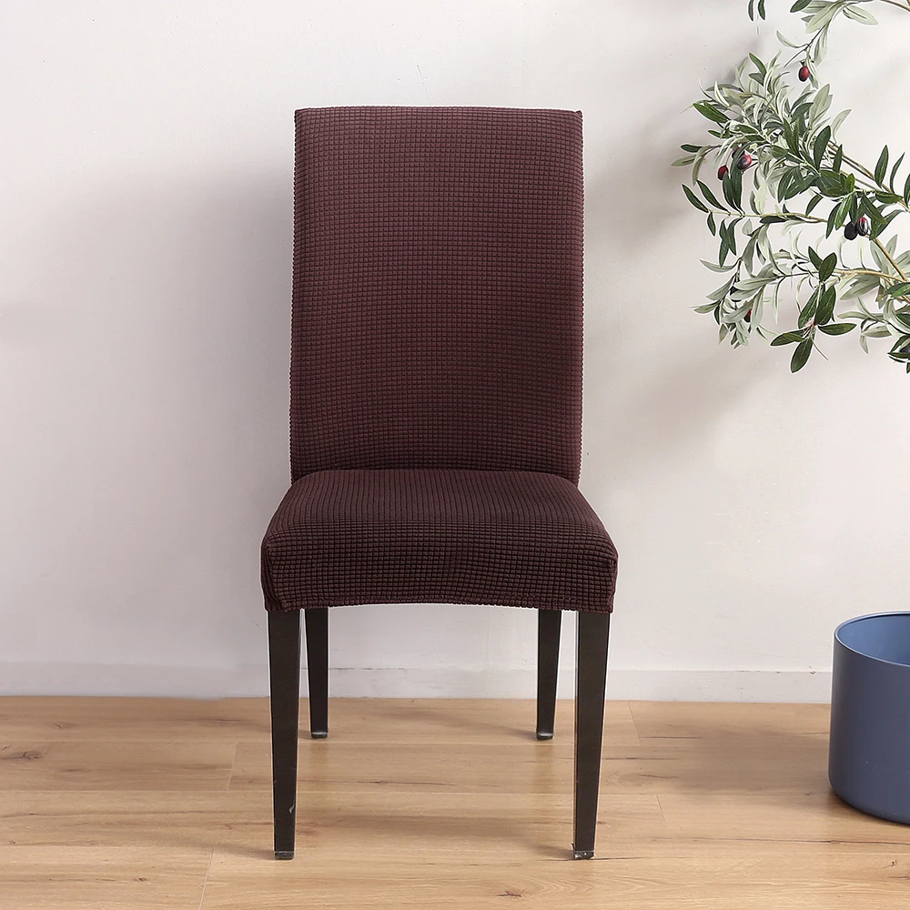 Съемные чехлы на стулья эластичные из спандекса для стульев белые Чехлы столовой