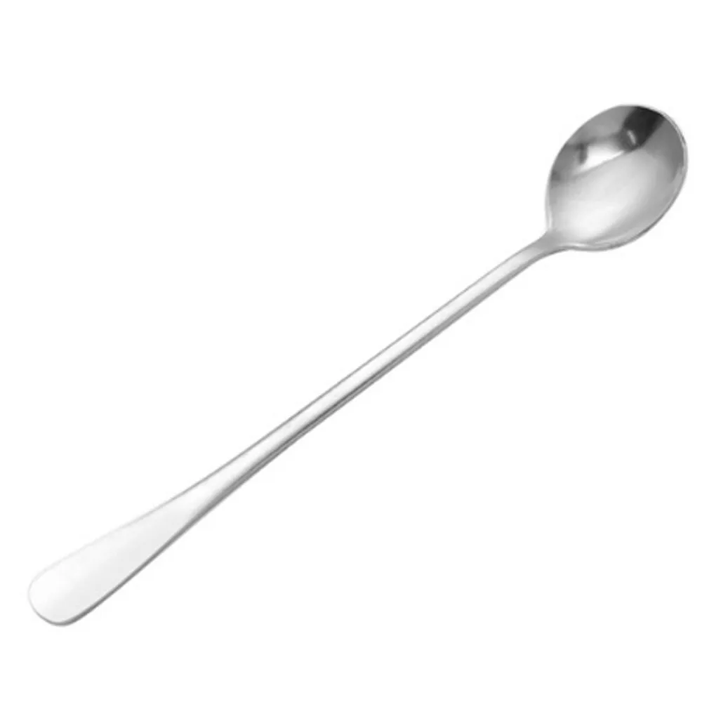 Креативная кофейная ложка из нержавеющей стали с длинной ручкой перемешивающая