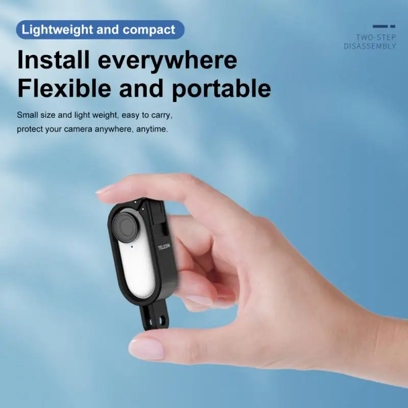 

For Instant 360 GO2 Thumb Camera Quick Removal Protection Frame Anti Falling Adapter Frame Bracket Expansion Accessories