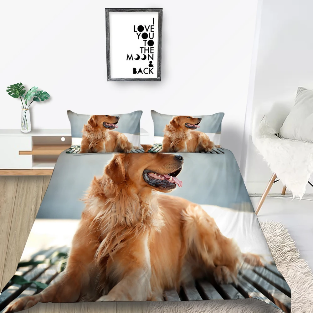 Роскошный комплект постельного белья золотые извлечения простой классический