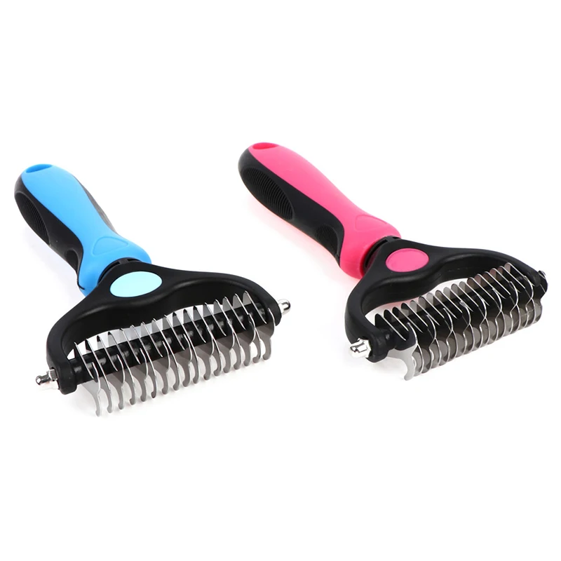 Расческа для удаления искусственных узлов щетка шерсти домашних животных кошек