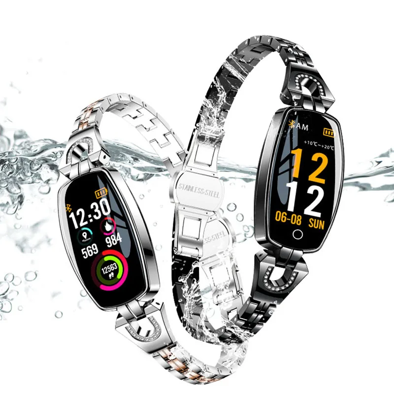 Женские Смарт часы с пульсометром водонепроницаемые|Смарт-часы| |