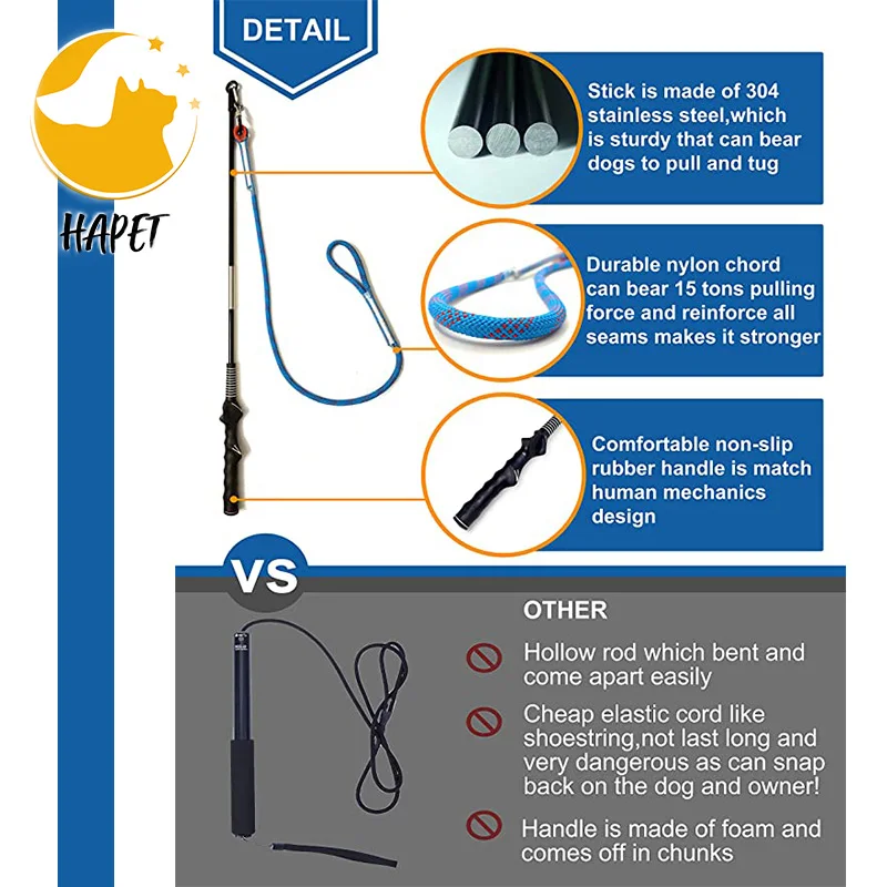 Интерактивная флиртовая строительная прочная палочка с питомцем веревка из