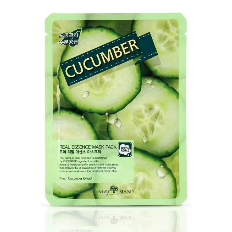9-Cucumber 15 цветов, маска для лица I'm REAL Tony moly, увлажняющая, против старения, сужает поры, Корейская листовая маска для лица, косметика - Цвет: 9-Cucumber