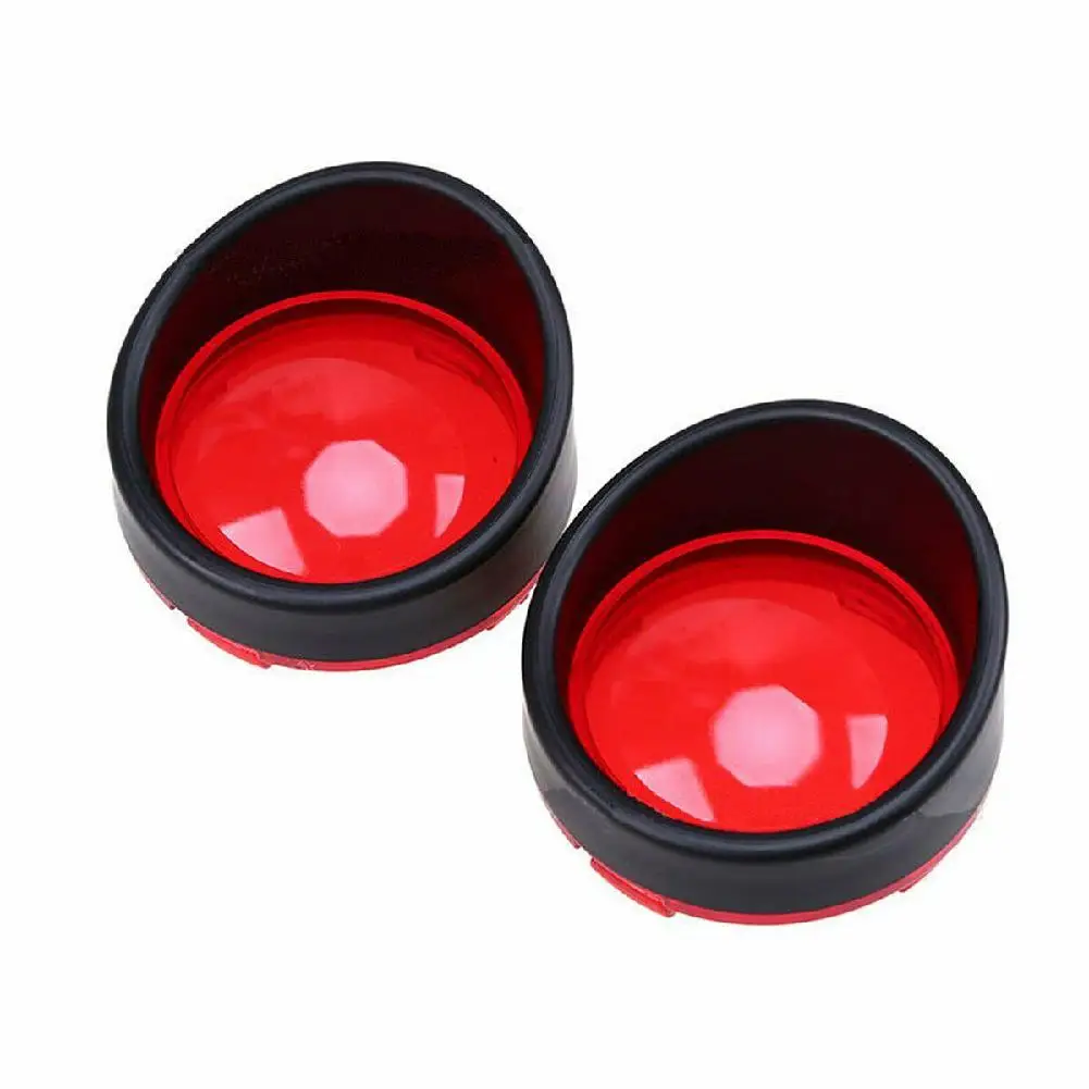 1 Pair Chrome Visor-Style Turn Signal Light Bezels 4 Colors Lens for Harley Davidson Motorcycle Accessories |