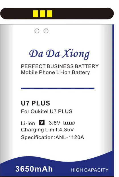 DaDaXiong оригинальный 3650mAh Новый Сменный аксессуар Аккумулятор для сотового