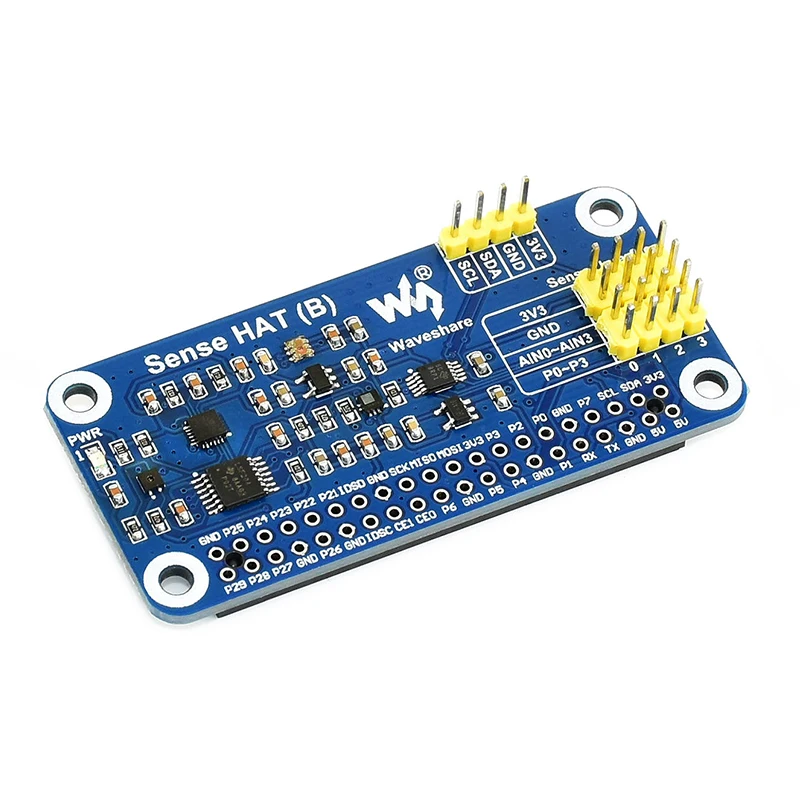 

Raspberry Pi Sense HAT (B) Multi Powerful Sensors Supports External Sensors 3.3V I2C for Raspberry Pi 4B/3B+/3B/Zero