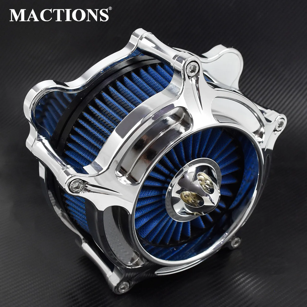 Мотоциклетные воздушные фильтры синий Воздухоочиститель для Harley Touring Electra Glide FLTR