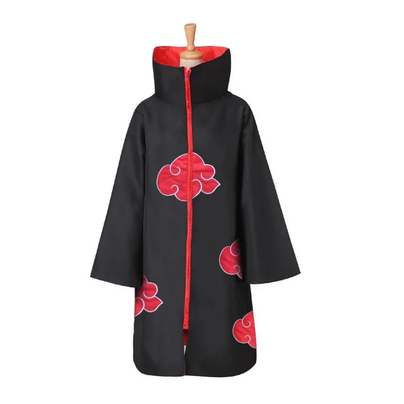 

Cloak Akatsuki Cosplay Costumes Anime Coat Mantle Deidara Red Cloud Robe
