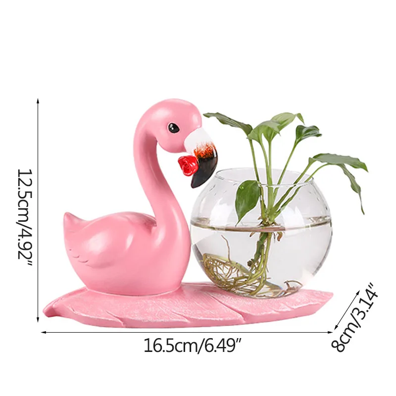 Скандинавский горшок для цветов Stongwell розовый гидропонный цветочный стеклянная