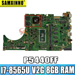 p5440ff original motherboard with 8gb ram i7 8565u v2g for asus p5440 p5440f p5440ff laptop motherboard mainboard tested 100 ok free global shipping