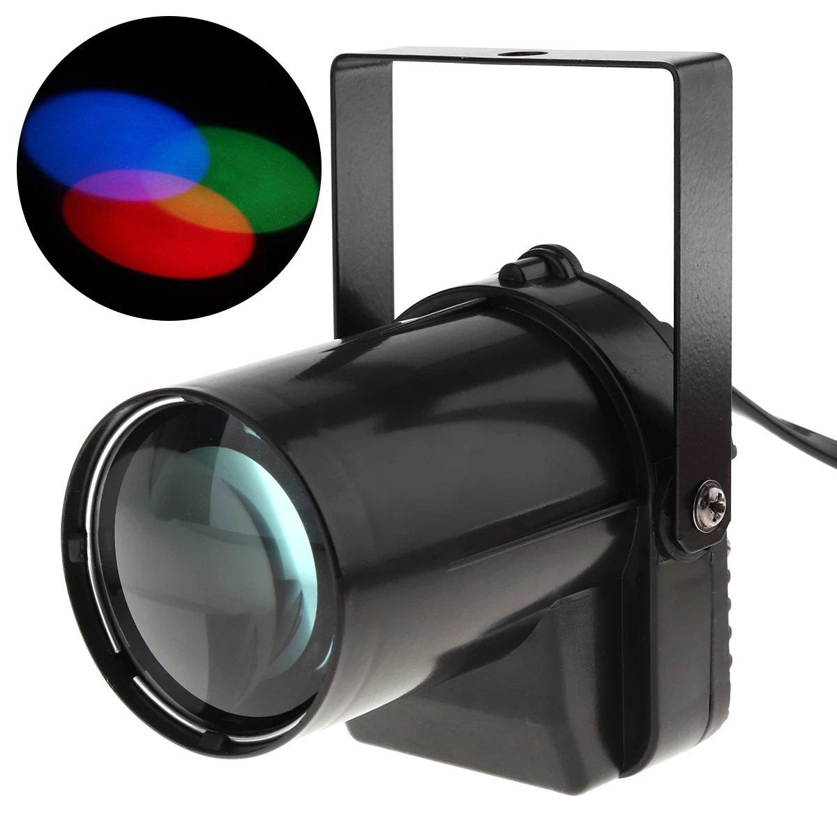 3 Вт светодиодный RGB Точечный светильник полноцветный сценический эффект для DJ