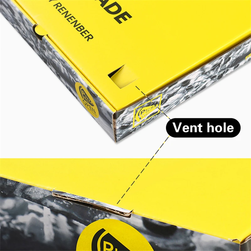 100 шт. одноразовая коробка для пиццы 6 12 дюймов картонная бумажная упаковочная