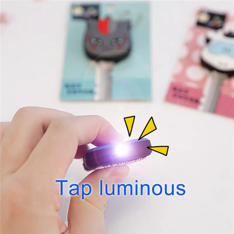 Чехол для брелка со светодиодный Ной подсветкой силиконовое кольцо ключей из ПВХ