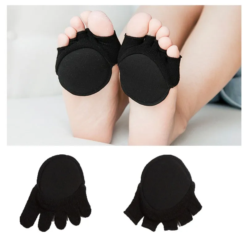1 пара хлопок Половина Стельки колодки по уходу за ногами стельки стопы боли