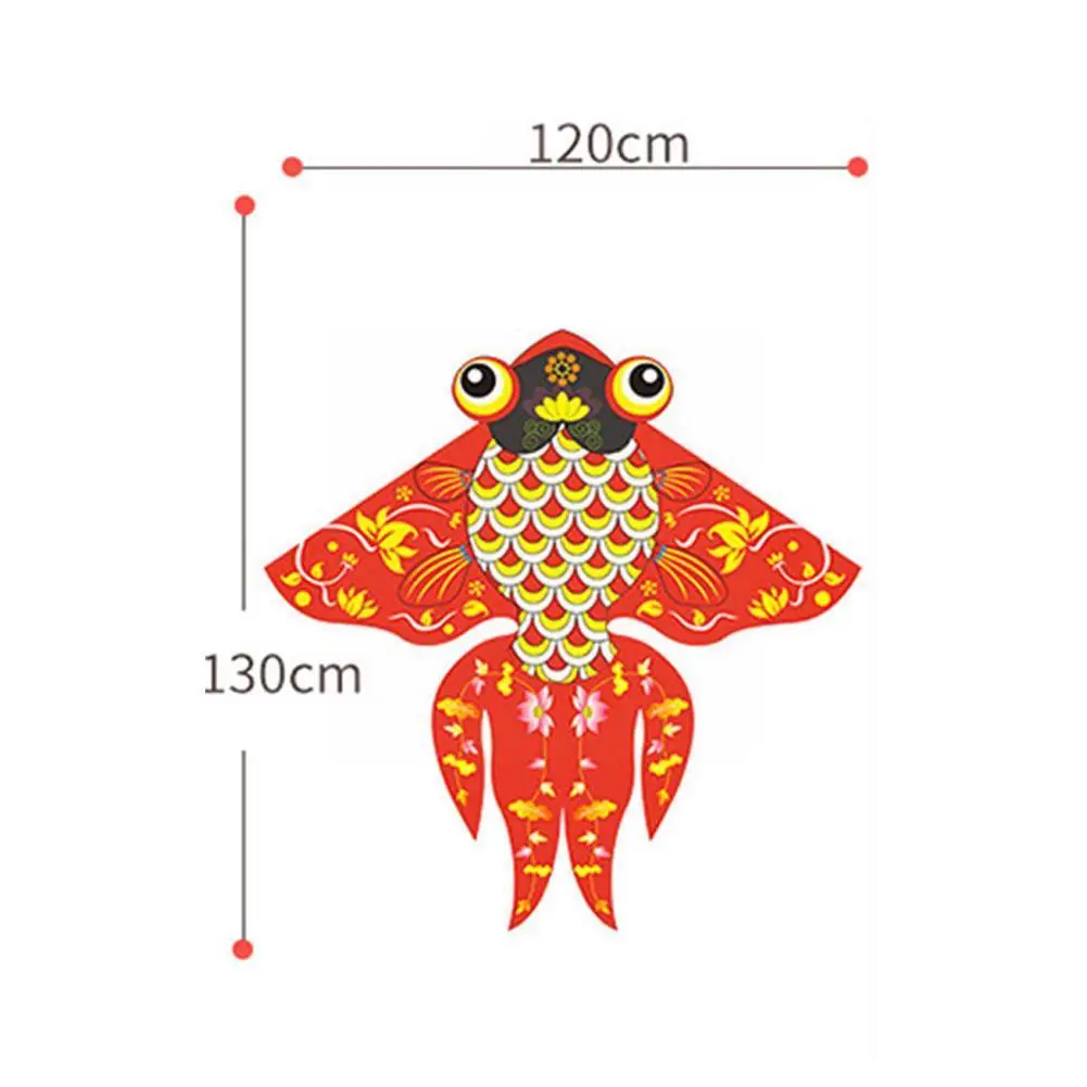 

Red Goldfish Kite Children Gift Family Trips Garden Children Kite DIY Sports Outdoor Toy Toys Flying W0Q7