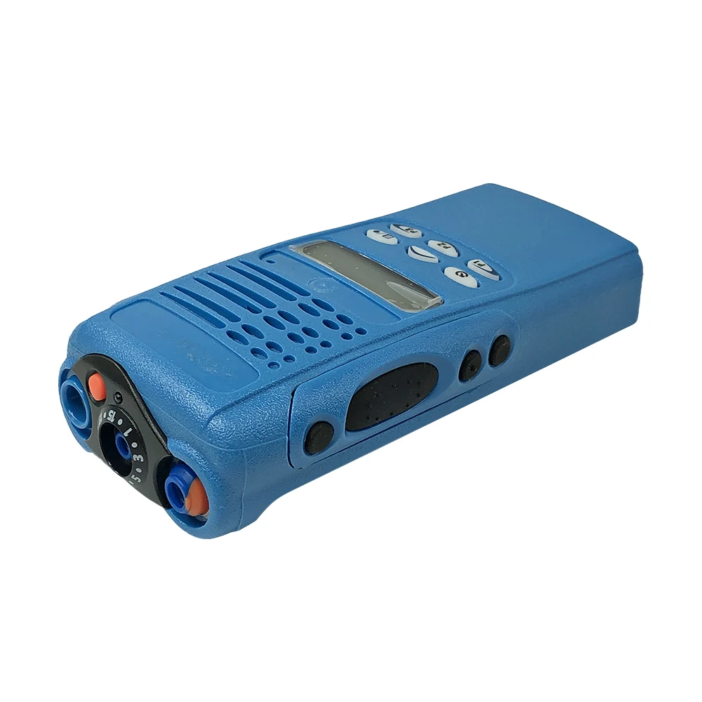 Blue Walkie-talkies Replacement Housing Case Kit for HT1250 Limited-keypad Two-way Radio-VBLL