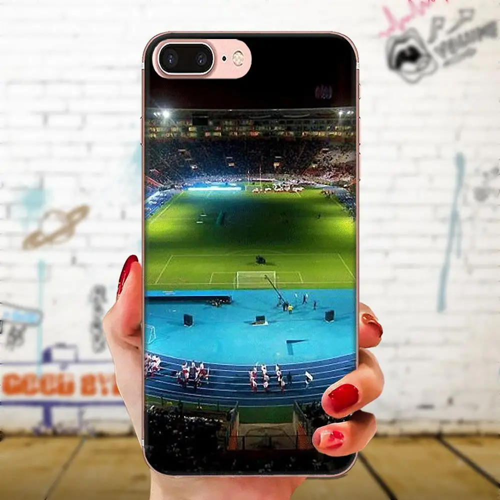 as picture Футбол стадион ТПУ Модный чехол для Galaxy Alpha Note 10 Pro A10 A20 A20E A30 A40 A50 A60 A70 A80 A90 M10 M20 M30 M40 - Цвет: as picture