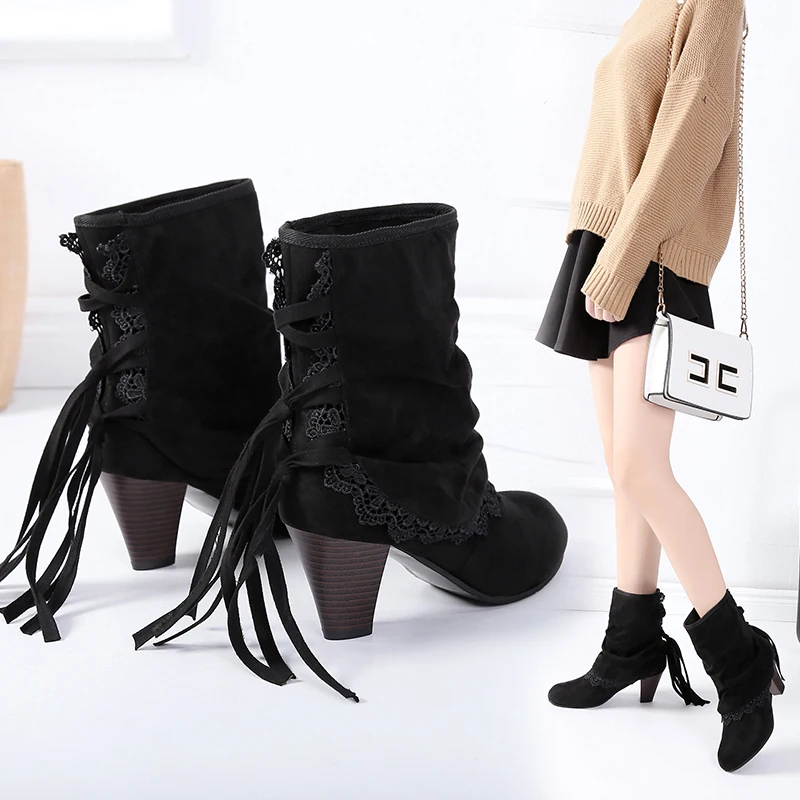 Новинка стильные женские повседневные ботинки сезон осень зима обувь на