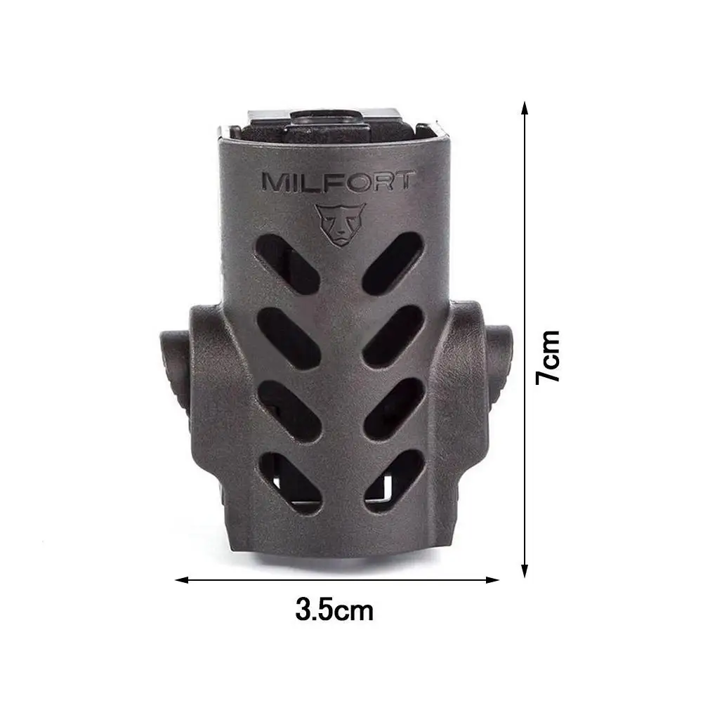 

Outdoor Tactical Flashlight Plastic Holster 360 Degree Torch Flashlight Rotatable Accessories Holder Cover Clip For Belt Hu U5J0