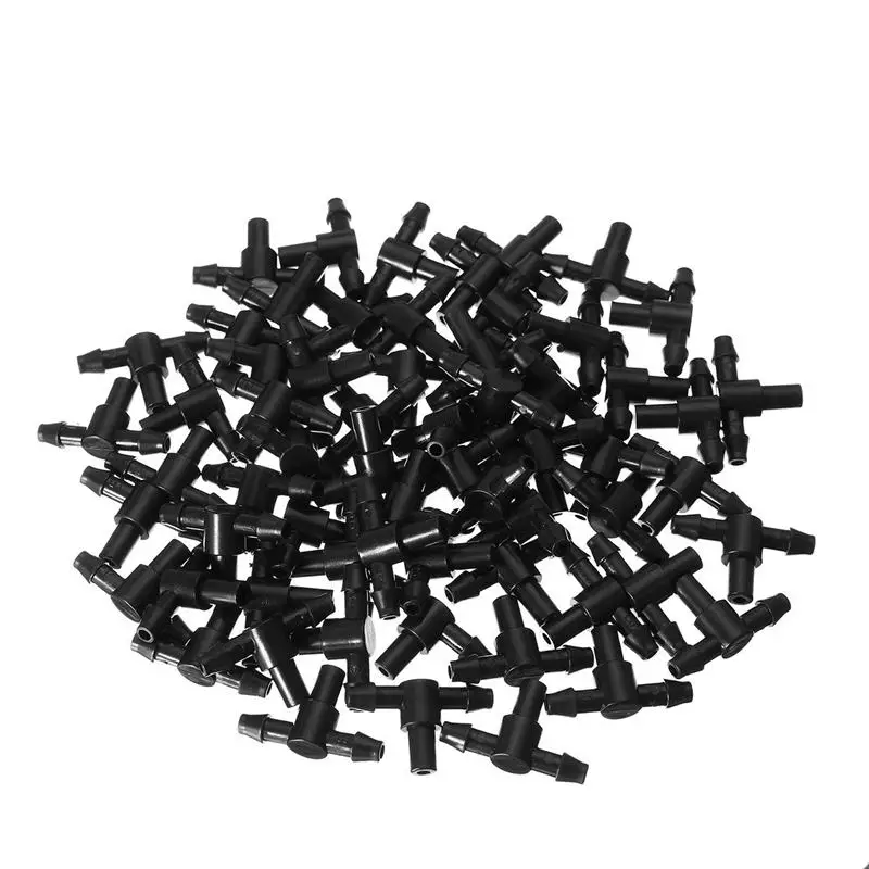 50pcs Adjustable Garden Irrigation System Watering Sprayer Misting Nozzles Sprinkler Heads with Barbed Tee Connectors | Дом и сад