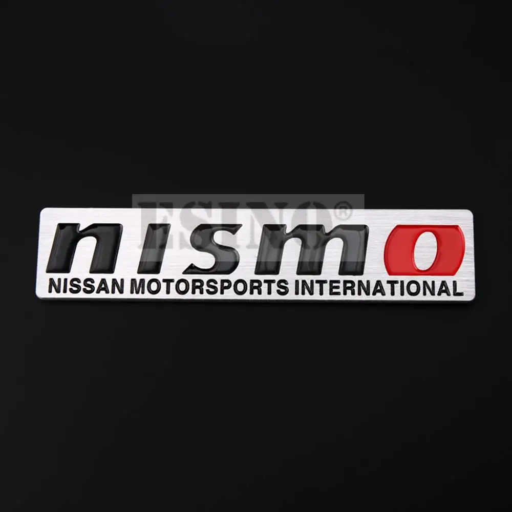 

50 x New 3D Aluminium Alloy Car Emblems For Nismo Car Accessories Adhesive Badges Car Logo Car Styling Badges