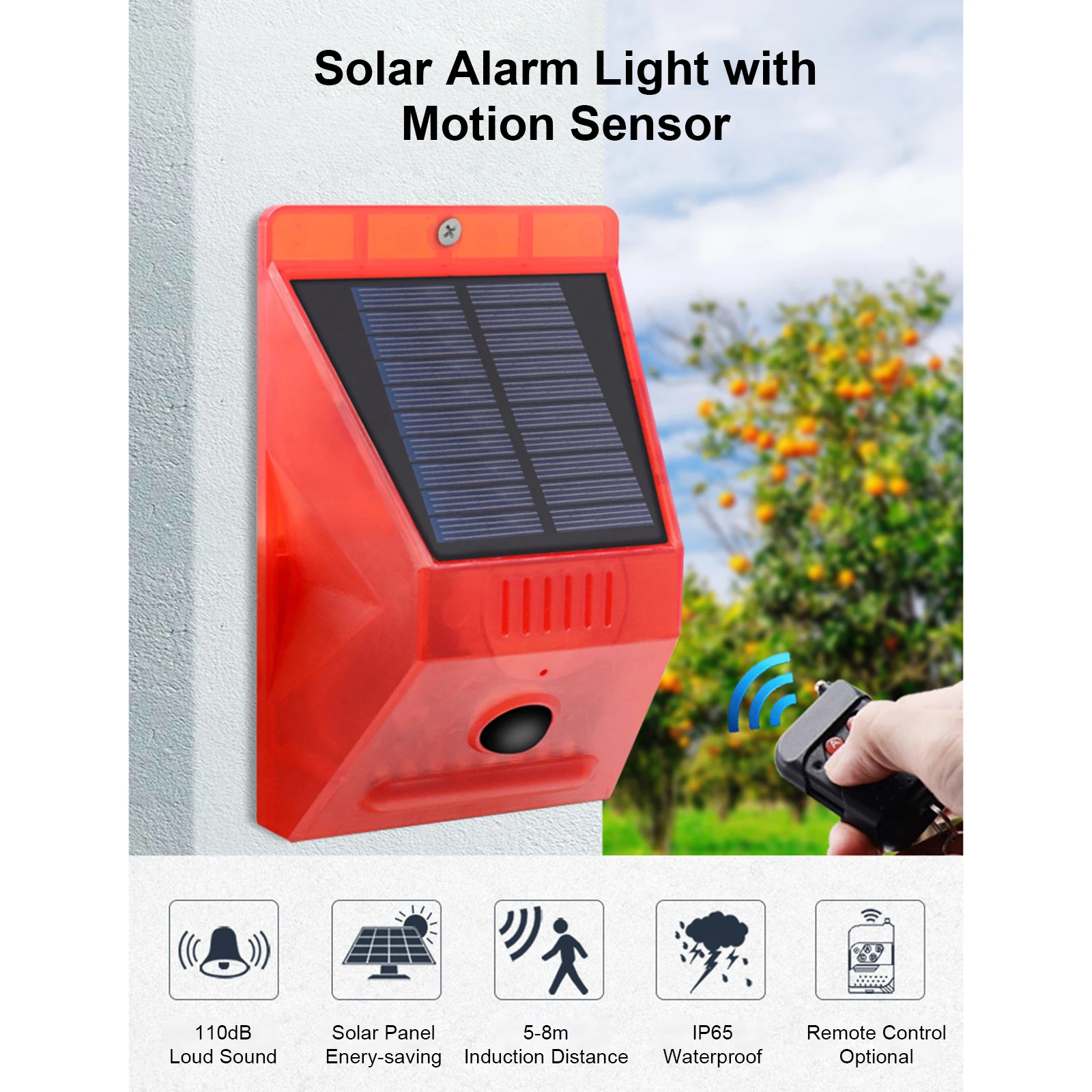 Ламсветильник-Стробоскоп с датчиком движения дБ водонепроницаемая |