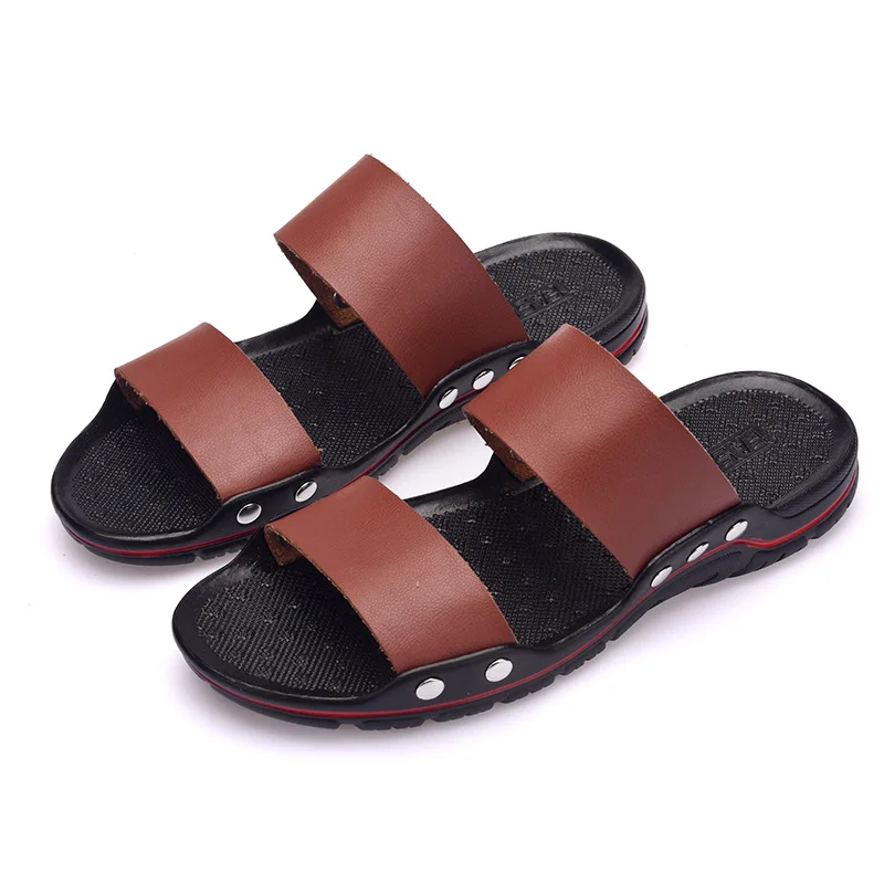 

Men's Shoes Soft Massage Slippers Men Plus Size 40-44 Fashion Summer Men Flip Flops Outdoor Beach Sandal for Men Multiple Colour