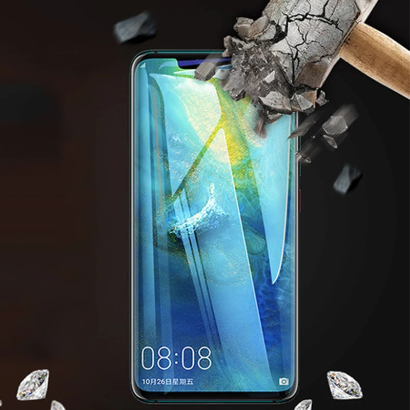 3D изогнутое закаленное стекло для Huawei Mate 30 Pro 2 шт. полное покрытие экрана Защитная