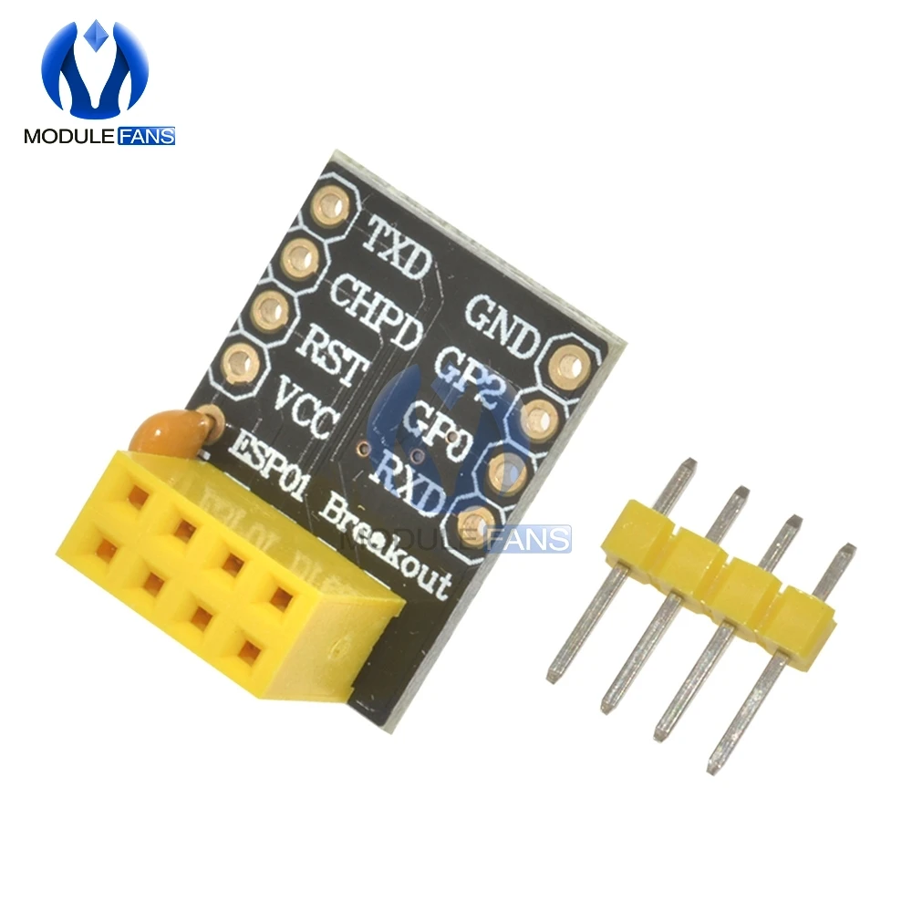 5PCS ESP-01 Esp8266 ESP-01S Model Of ESP8266 Serial Breadboard Adapter To WiFi Transceiver Module Breakout UART | Электронные
