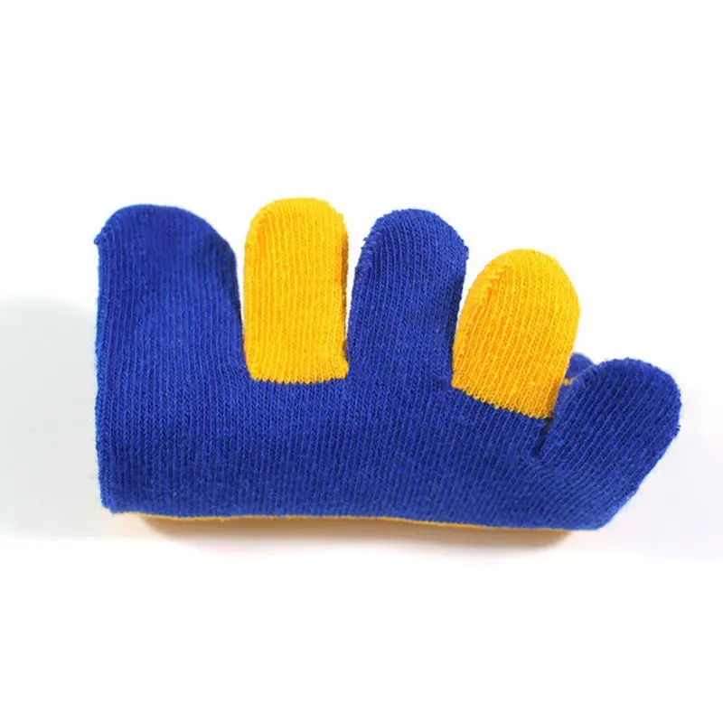 Летние мужские носки хлопковые с пятью пальцами дышащие до щиколотки