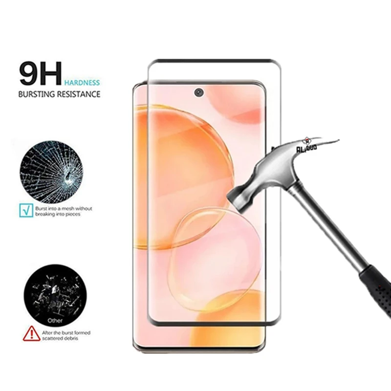 Фото 2в1 закаленное стекло для Honor 50 Pro Полное покрытие Защитная пленка объектива 2в1 закаленное стекло для Honor 50 Pro Полное покрытие Защитная пленка объектива