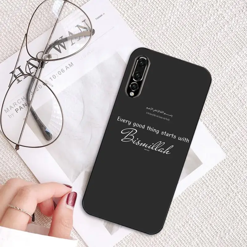 MaiYaCa Muslim Islam Bismillah Allah Phone Case for Huawei P20 P30 P20Pro P20Lite P30Lite P Smart P10 9lite | Мобильные телефоны и