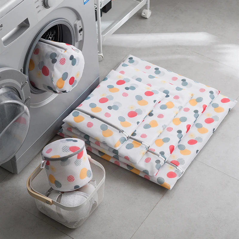 

Мешок для стирки Бюстгальтер сумка для стирки белья уход за мешок-сетка для стирки машина ленивый утолщение органайзер для белья с застежко...