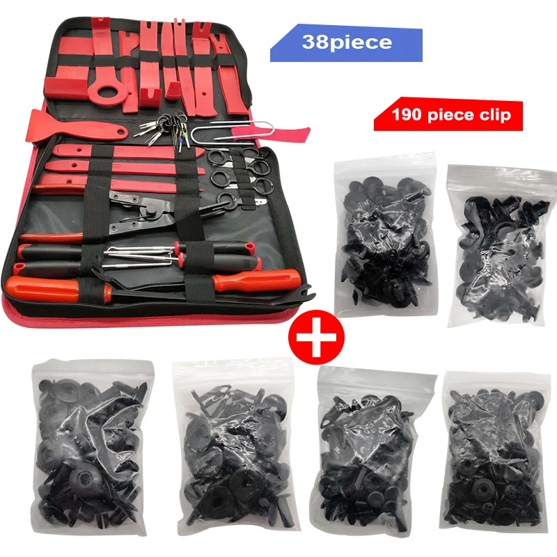 auto Interior Disassembly Tools Car Clip rivet fastener door Panel Trim Removal Tool Automotive Clips puller Pry Diy | Автомобили и
