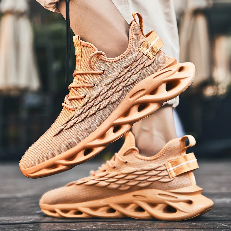 Мужская обувь из сетчатого материала повседневная Новинка Легкая мужская